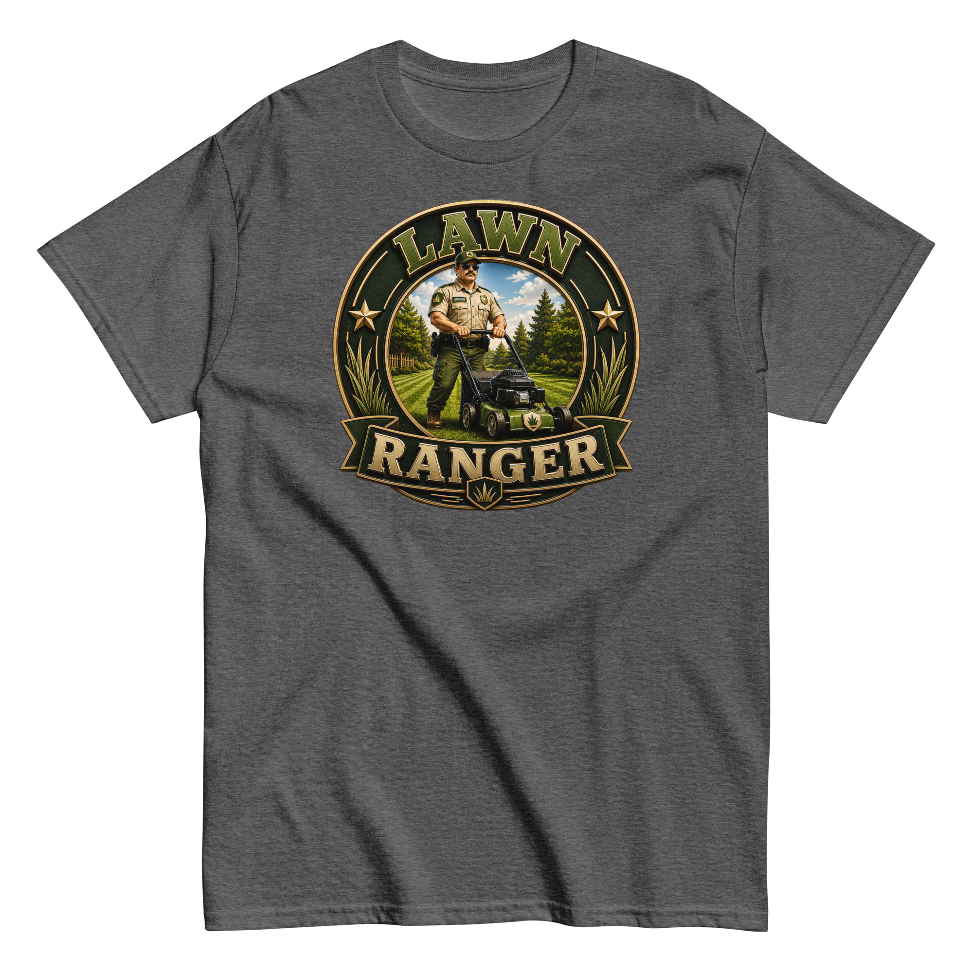 Lawn Ranger T-shirt – Dad Men’s Funny Lawn cutting T-shirt