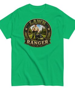 Lawn Ranger T-shirt – Dad Men’s Funny Lawn cutting T-shirt