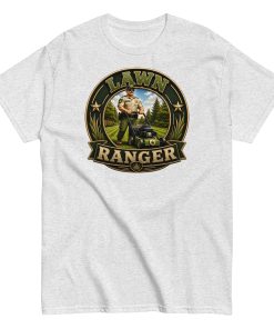 Lawn Ranger T-shirt – Dad Men’s Funny Lawn cutting T-shirt