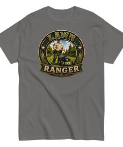Lawn Ranger T-shirt – Dad Men’s Funny Lawn cutting T-shirt