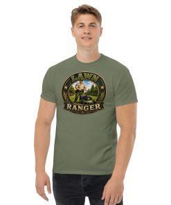 Lawn Ranger T-shirt – Dad Men’s Funny Lawn cutting T-shirt