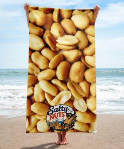 Peanuts Beach Towels Funny Salty Nuts Co Beach Towel