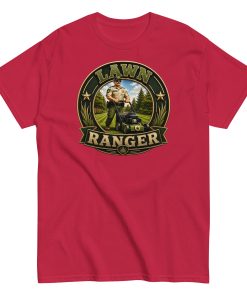 Lawn Ranger T-shirt – Dad Men’s Funny Lawn cutting T-shirt