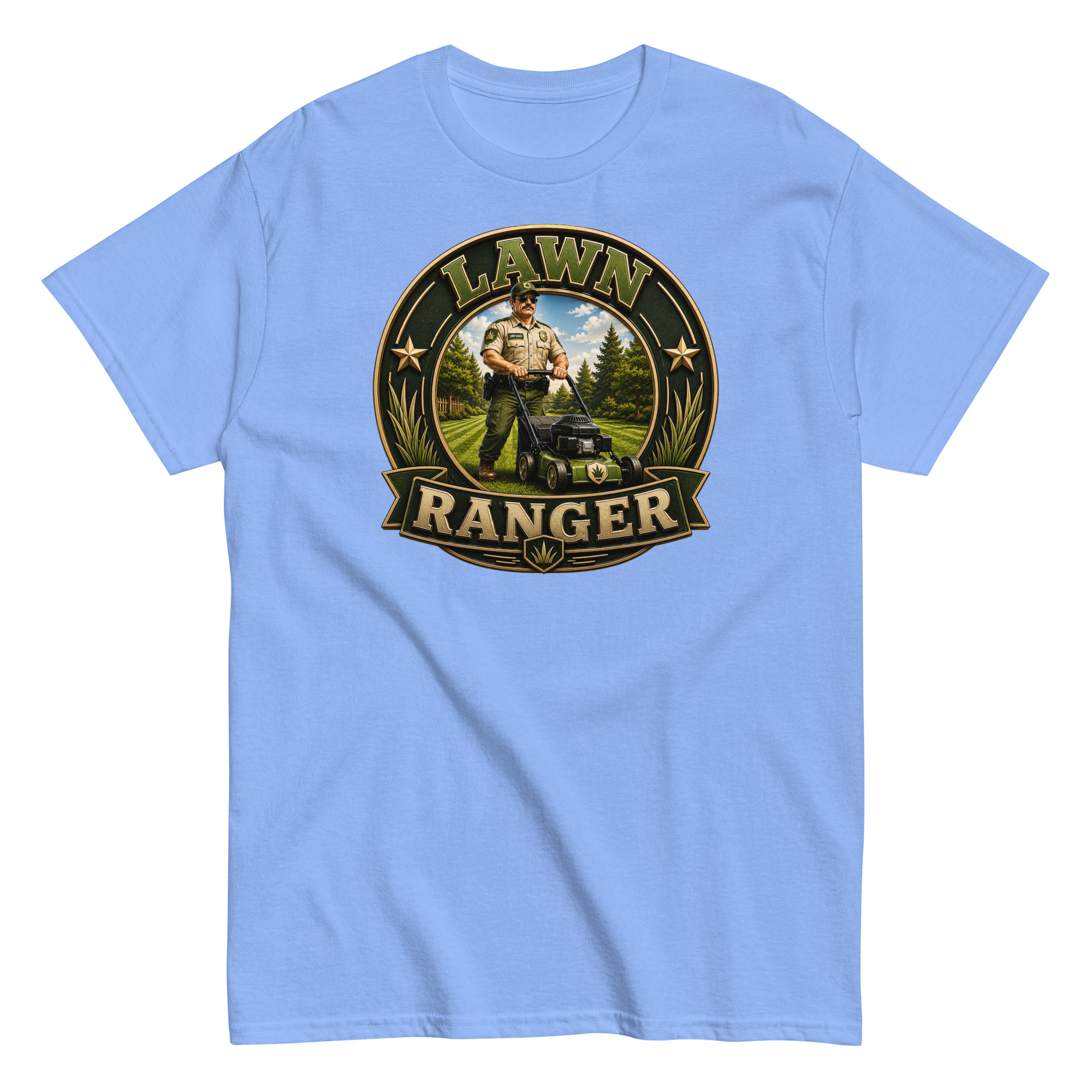 Lawn Ranger T-shirt – Dad Men’s Funny Lawn cutting T-shirt