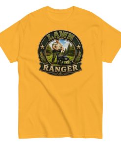 Lawn Ranger T-shirt – Dad Men’s Funny Lawn cutting T-shirt