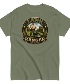 Lawn Ranger T-shirt – Dad Men’s Funny Lawn cutting T-shirt
