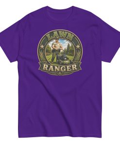Lawn Ranger T-shirt – Dad Men’s Funny Lawn cutting T-shirt