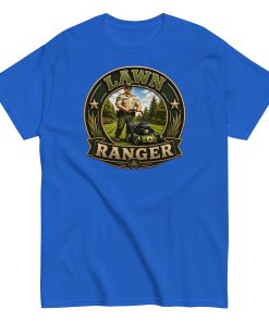 Lawn Ranger T-shirt – Dad Men’s Funny Lawn cutting T-shirt