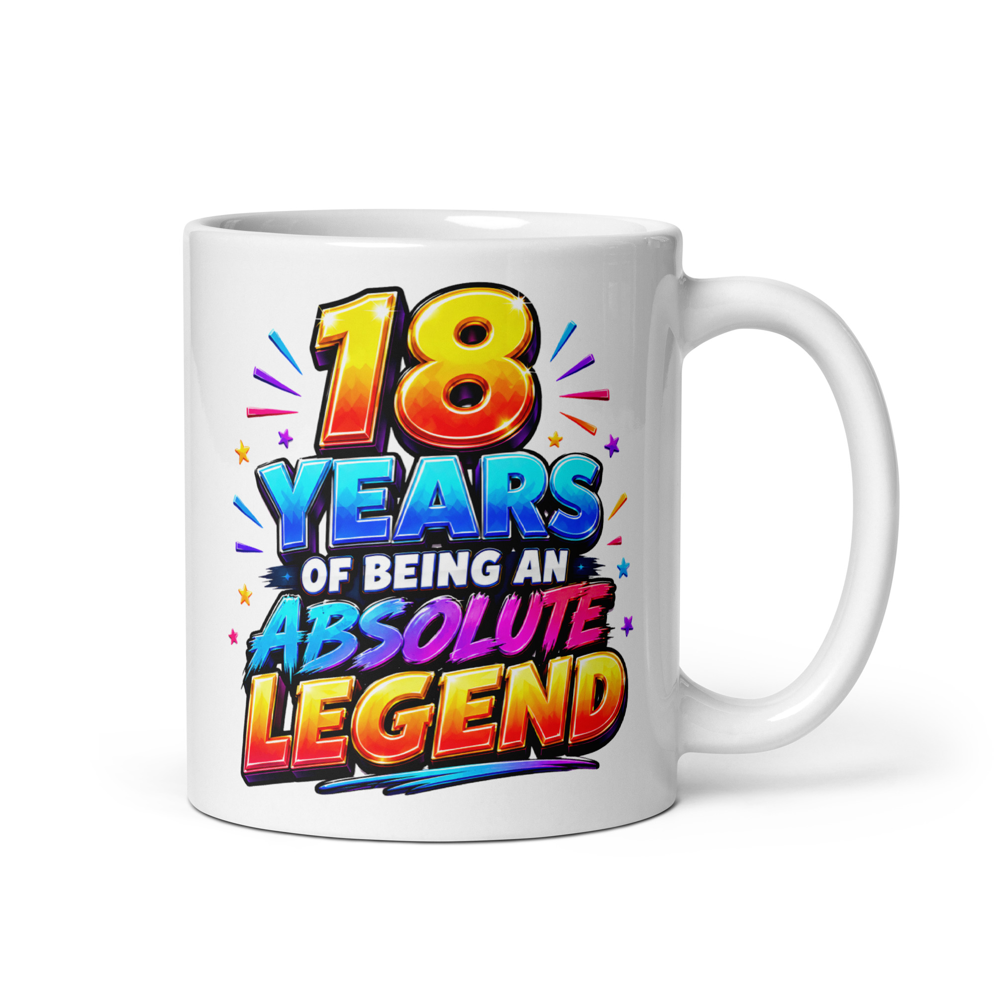 18 Years Of being An Absolute Legend 18th Birthday Mug