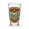 1967 Beer Glass Birthday Gift For Someone Born in 1967