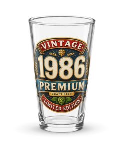1986 Beer Glass Birthday Gift For Someone Born in 1986