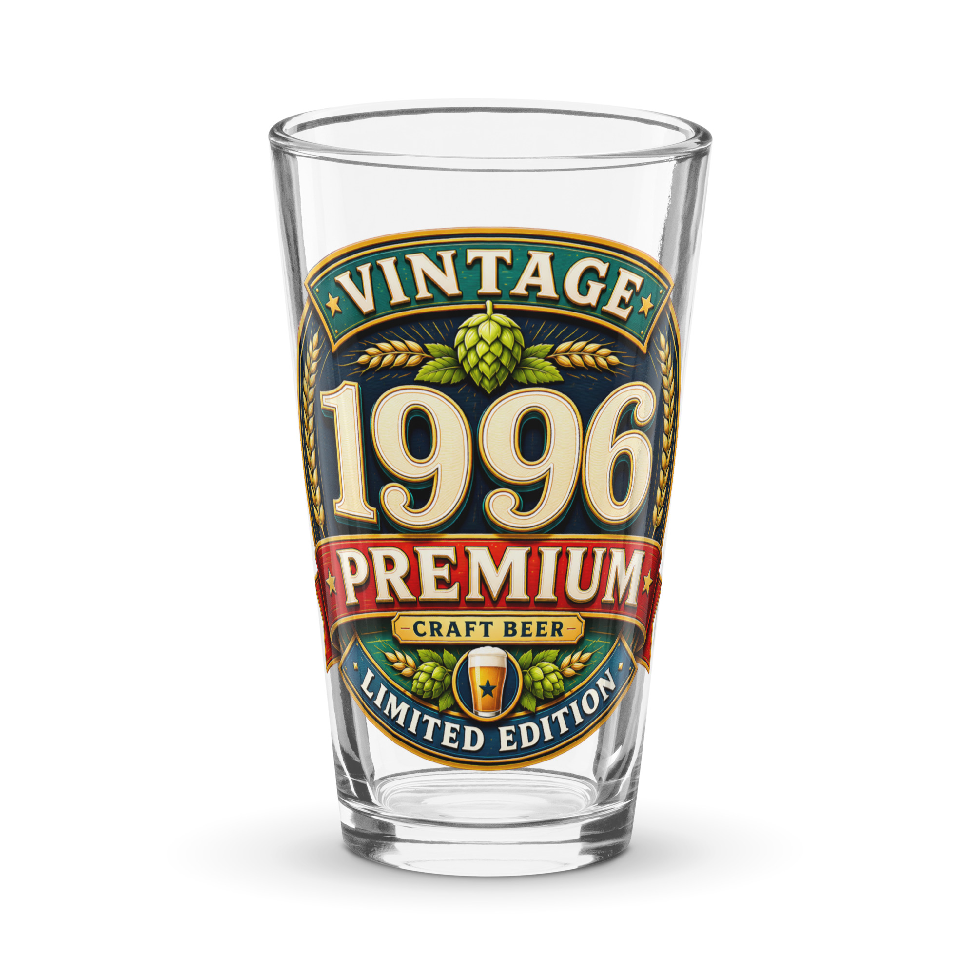 1996 Beer Glass Birthday Gift For Someone Born in 1996