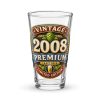 2008 Beer Glass Birthday Gift For Someone Born in 2008