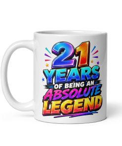 21 Years Of being An Absolute Legend 21st Birthday Mug