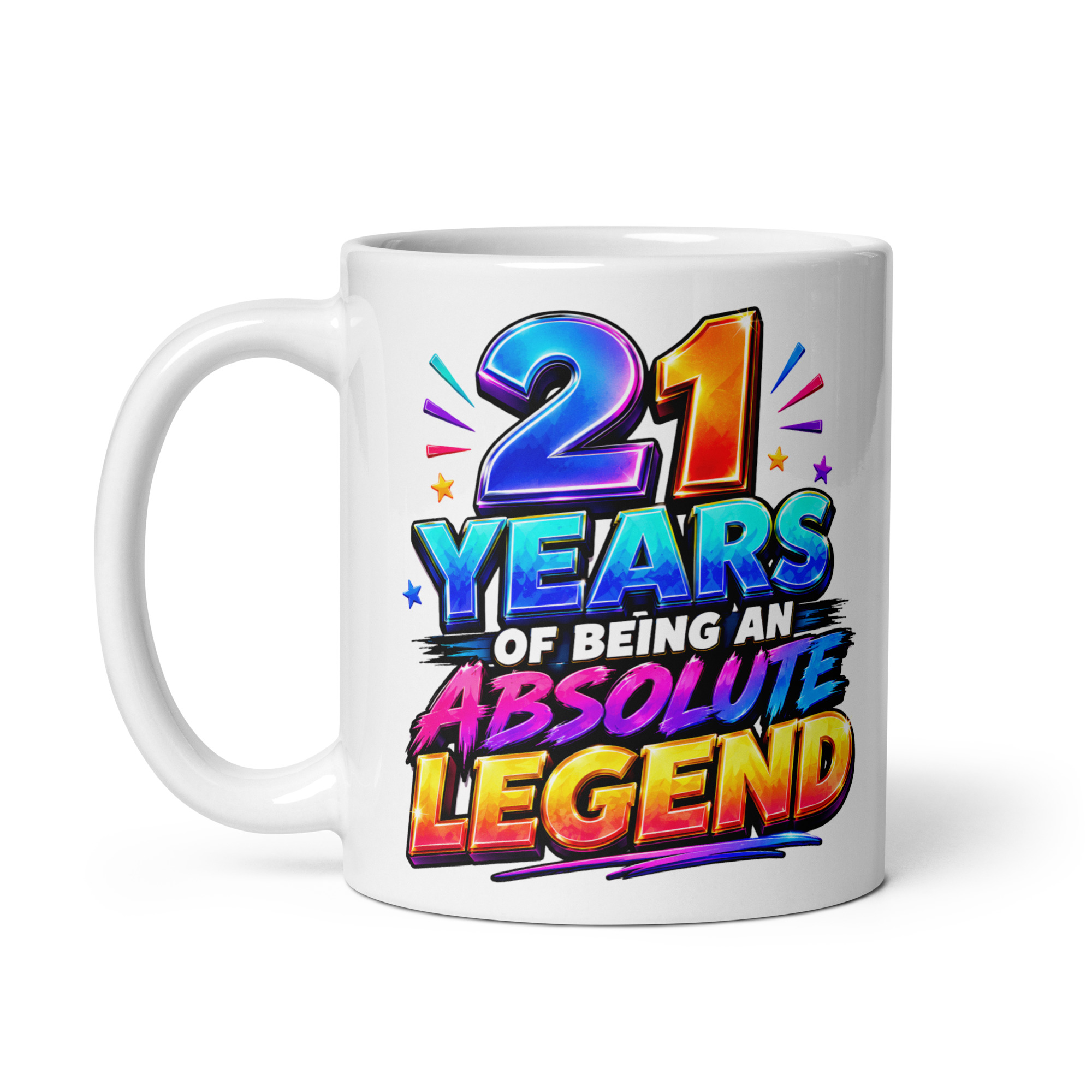 21 Years Of being An Absolute Legend 21st Birthday Mug