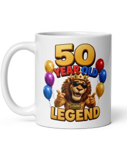 50 Year Old Legend Mug Funny 50th Birthday Mugs