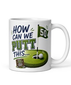50th Birthday Golf Mug For Golfers