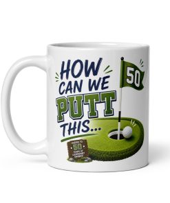 50th Birthday Golf Mug For Golfers