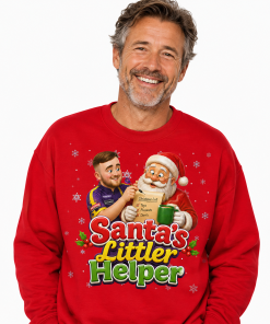 Santas Littler Helper Darts Christmas Jumper