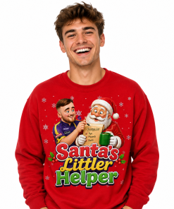 Santas Littler Helper Darts Christmas Jumper