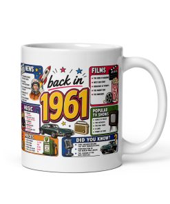 Back in 1961 Mug – Gift Mugs For Born in 1961 Nostalgia