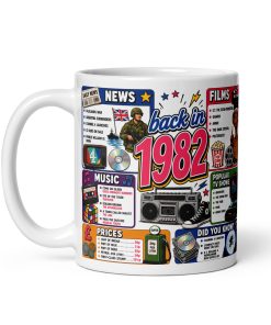 Back in 1982 Mug – Gift Mugs For Born in 1982 Nostalgia