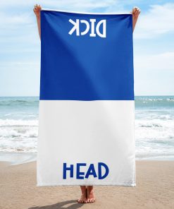 Dick Head Beach Towel Funny Beach Towels For Men