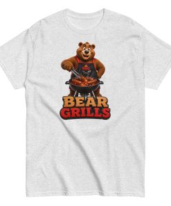 Bear Grills T-shirt – Funny Bear at a BBQ Grilling T-shirt gift