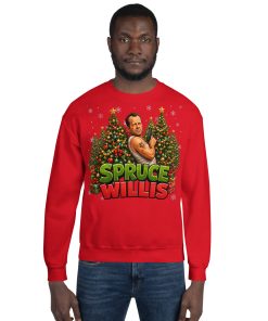 Spruce Willis Funny Die Hard Christmas Jumpers
