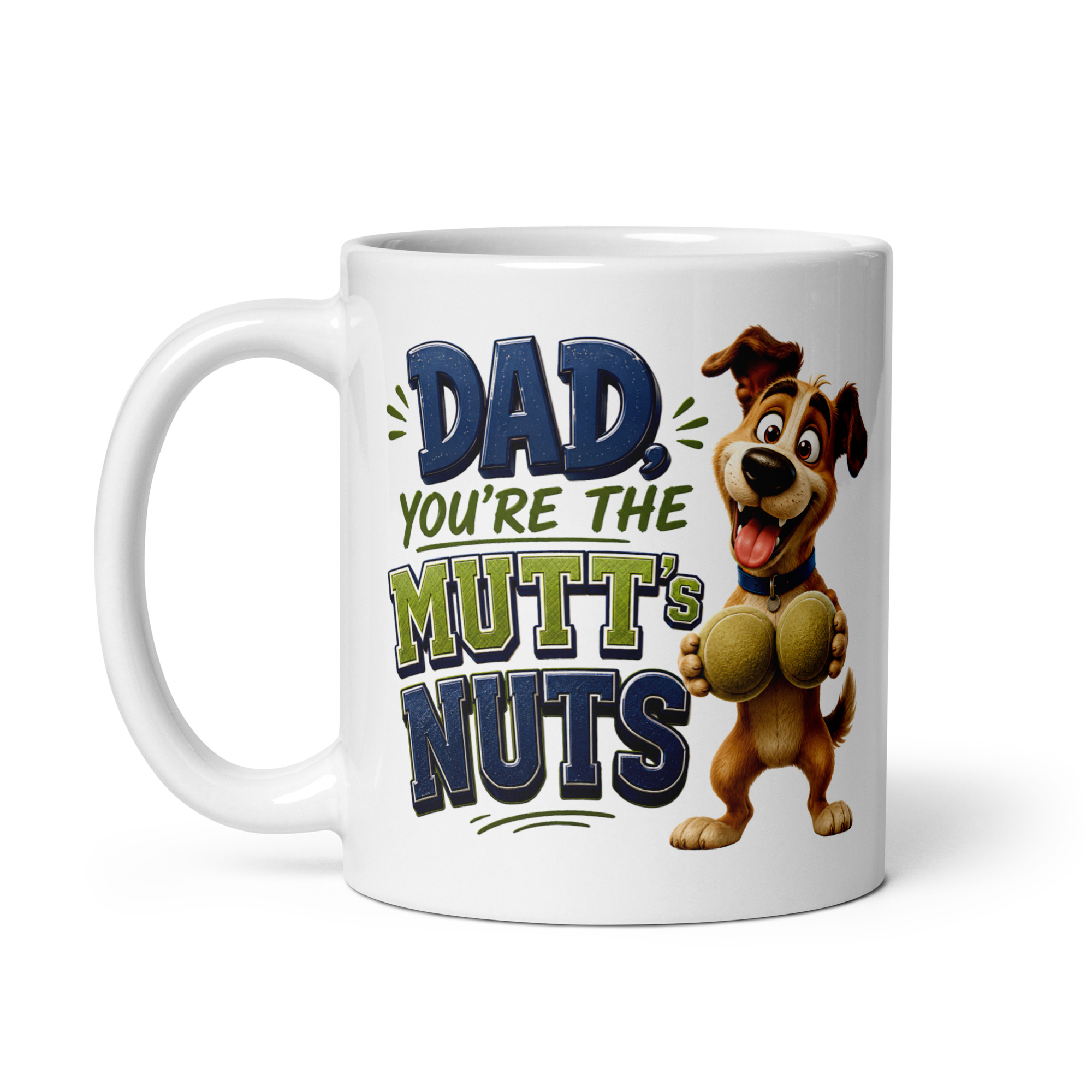 Dad You’re The Mutt’s Nuts Funny Mug For Dads