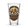 Dad’s Beer Glass The Man The Myth The Legend Pint Glass