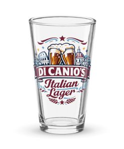 Di Canio Italian Lager Shaker pint glass West Ham Gift