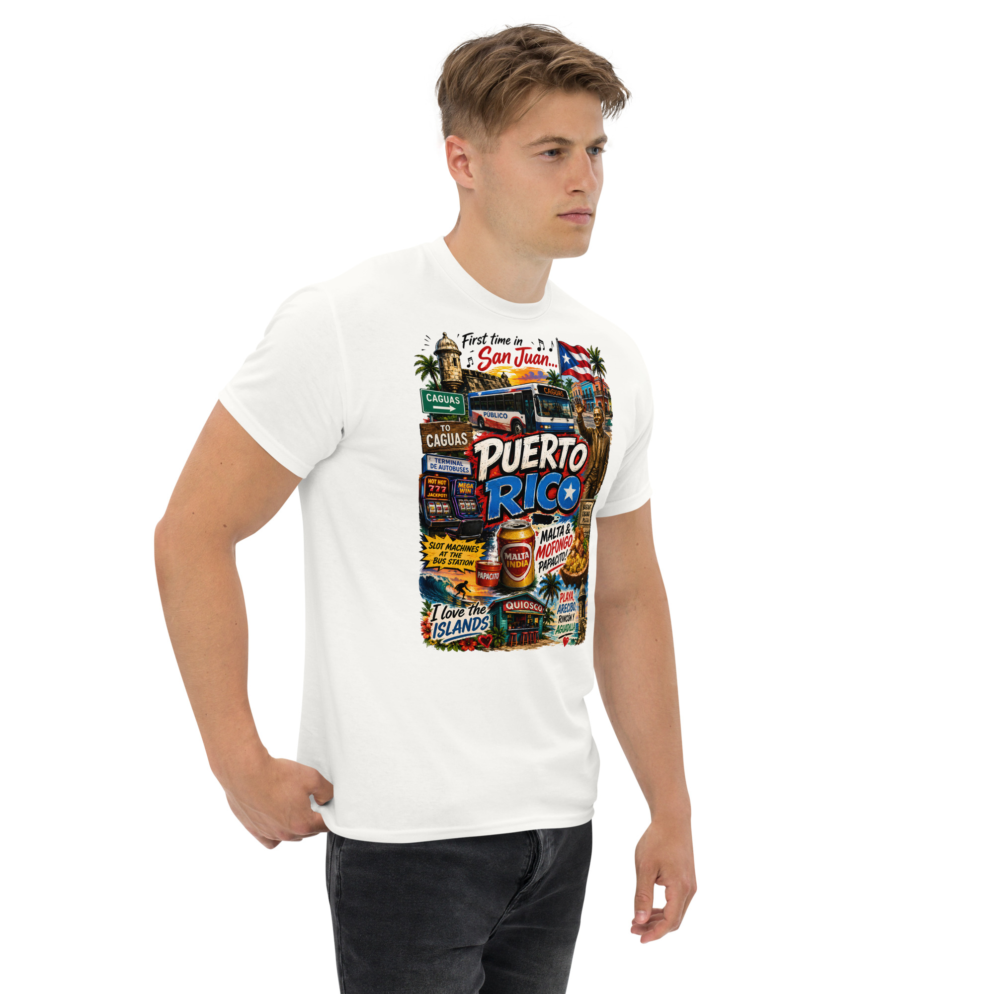 First Time In San Juan Puerto Rico T-shirt