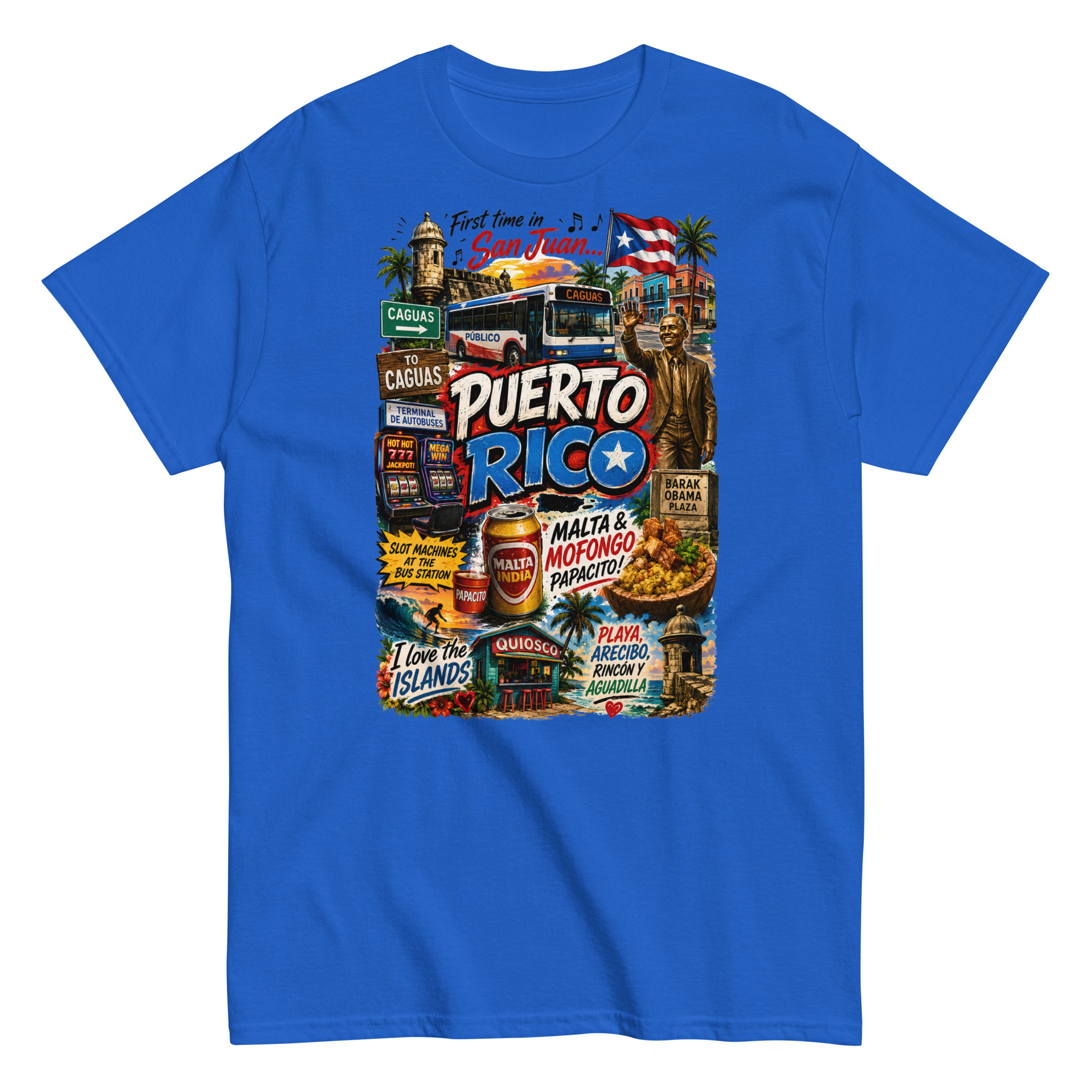 First Time In San Juan Puerto Rico T-shirt
