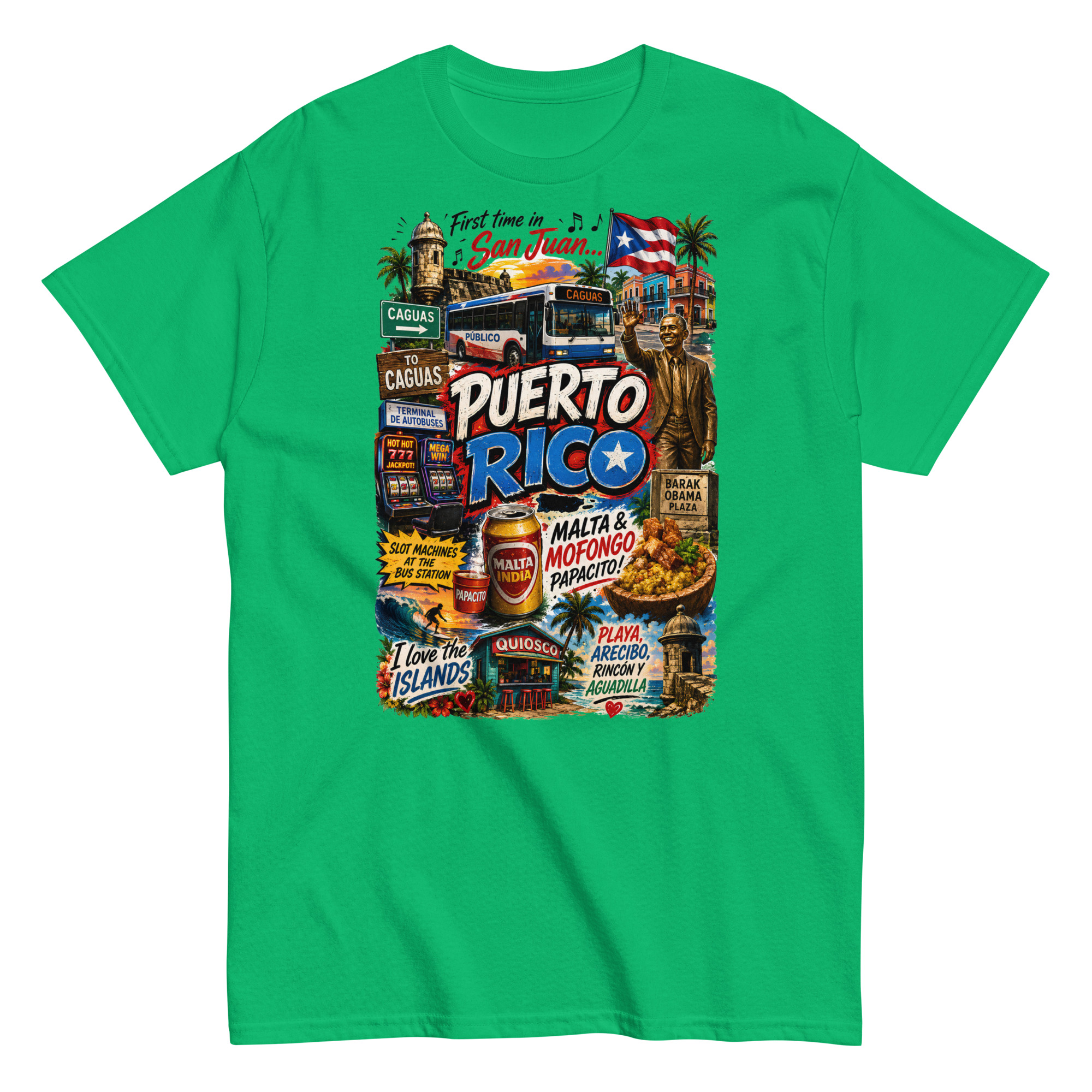First Time In San Juan Puerto Rico T-shirt