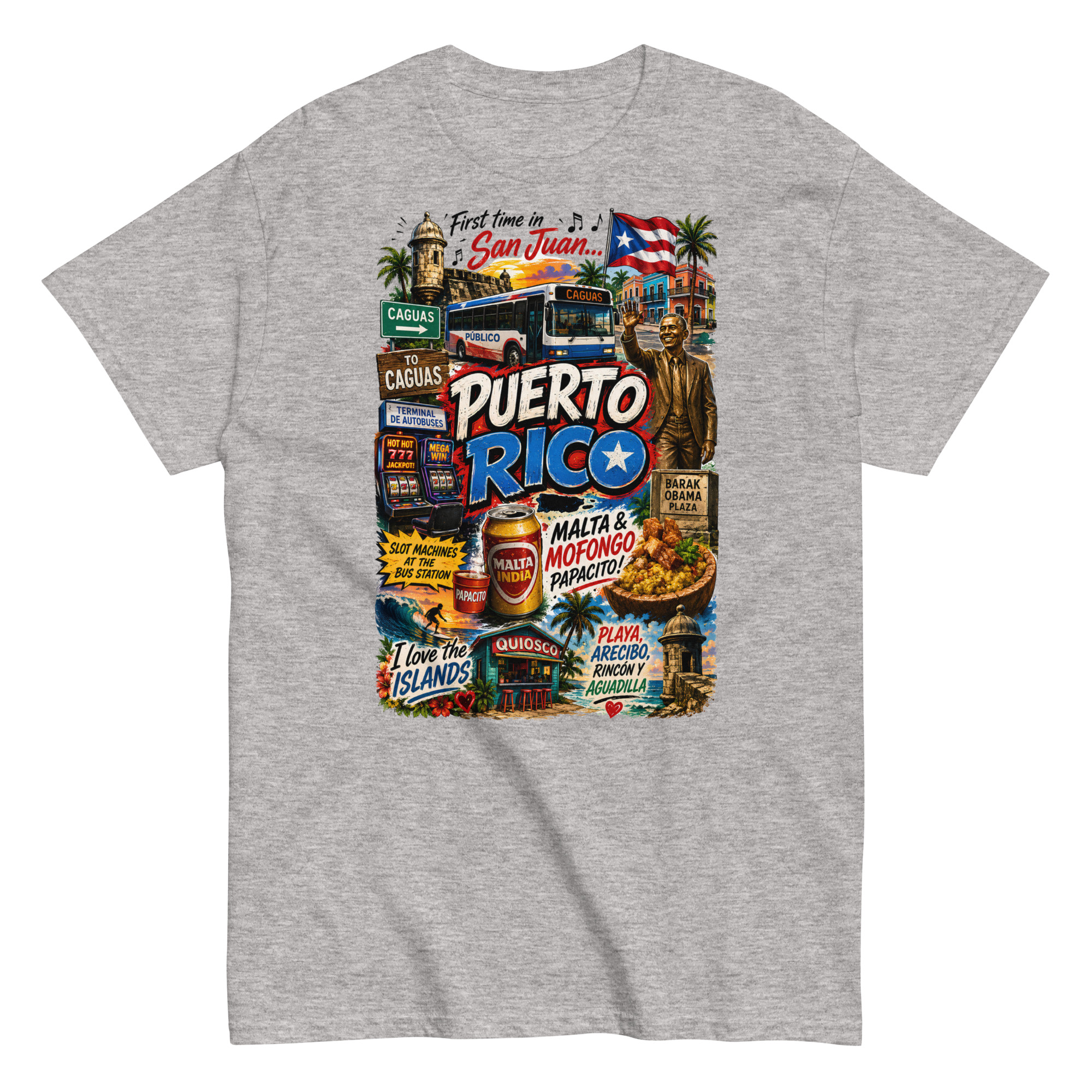 First Time In San Juan Puerto Rico T-shirt