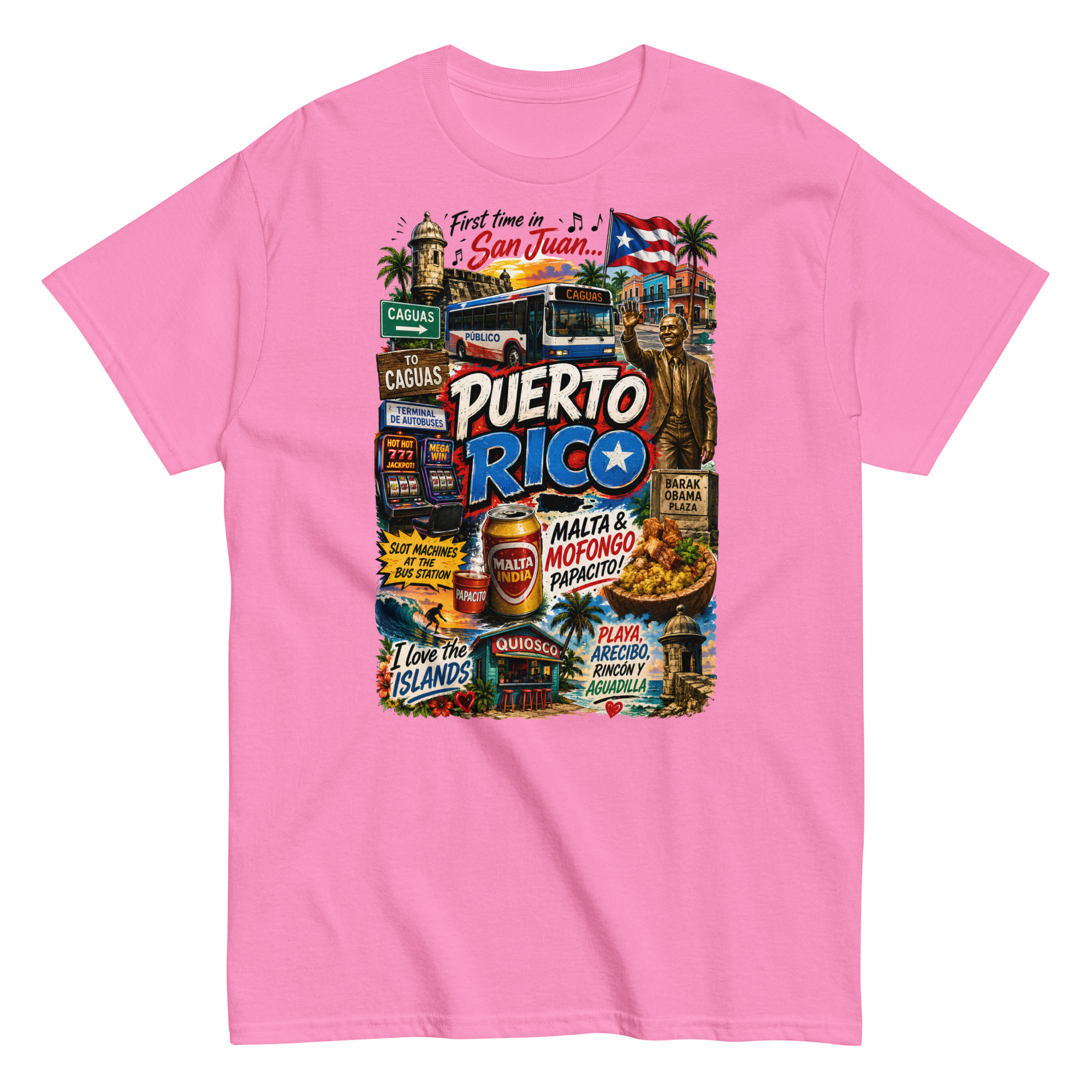 First Time In San Juan Puerto Rico T-shirt