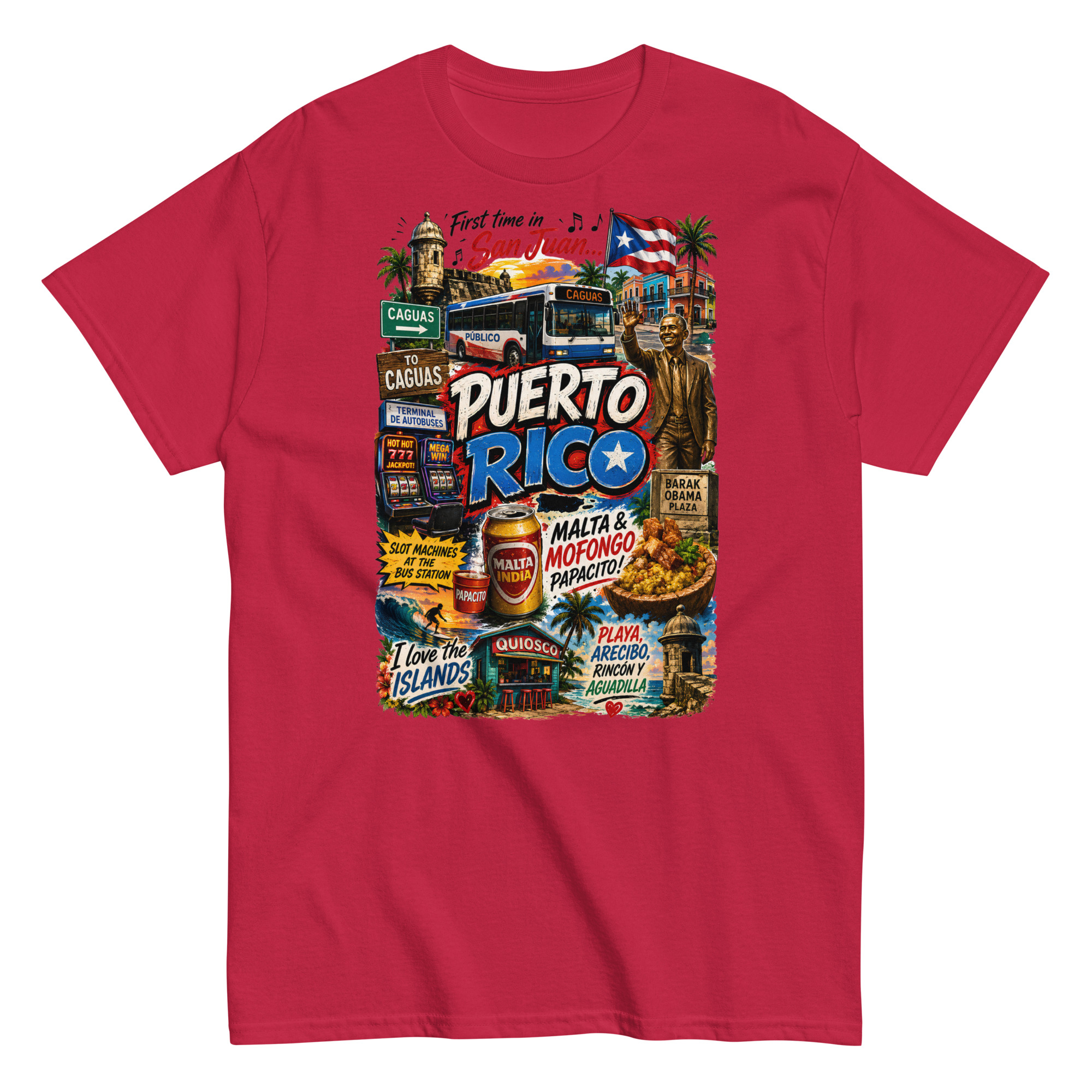 First Time In San Juan Puerto Rico T-shirt