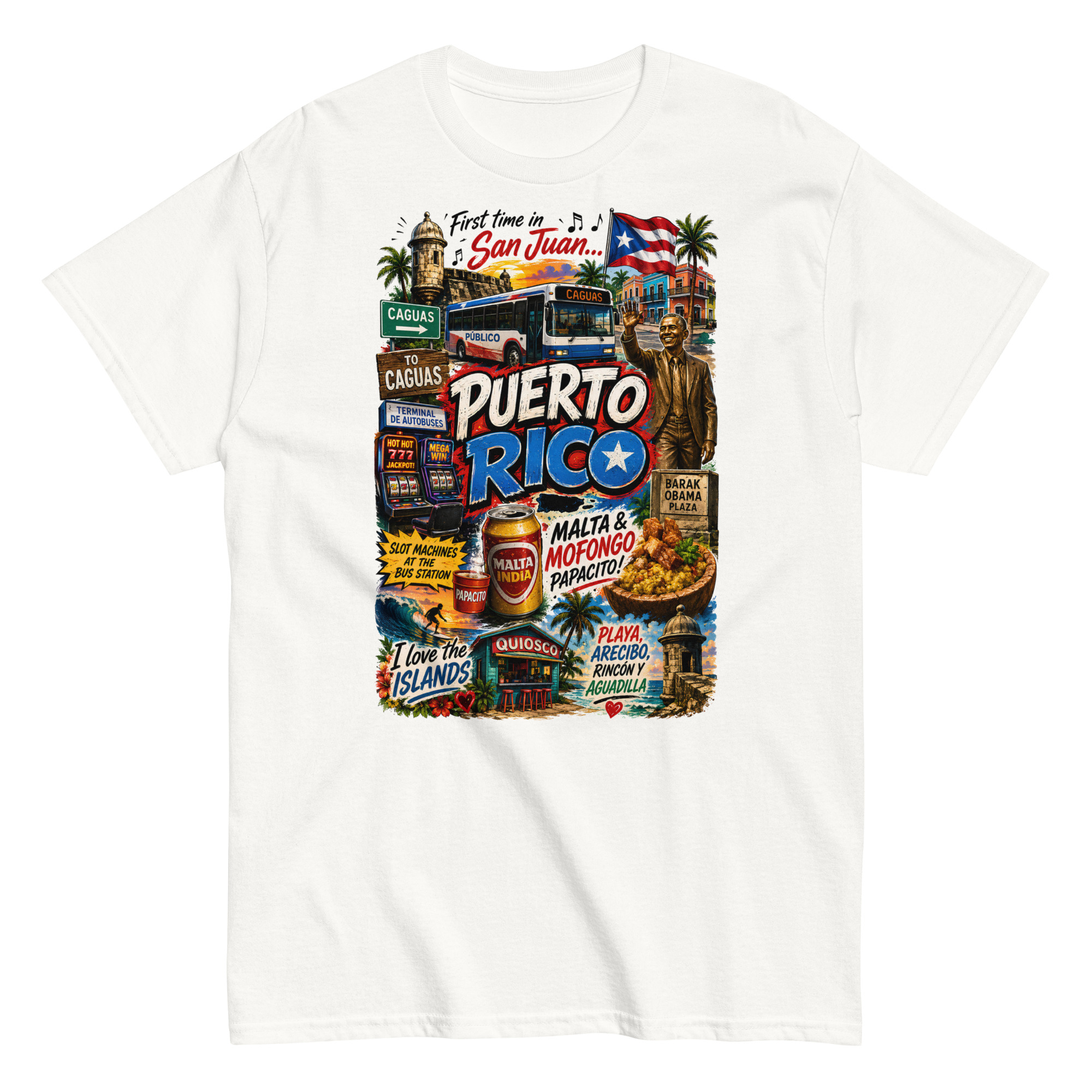 First Time In San Juan Puerto Rico T-shirt