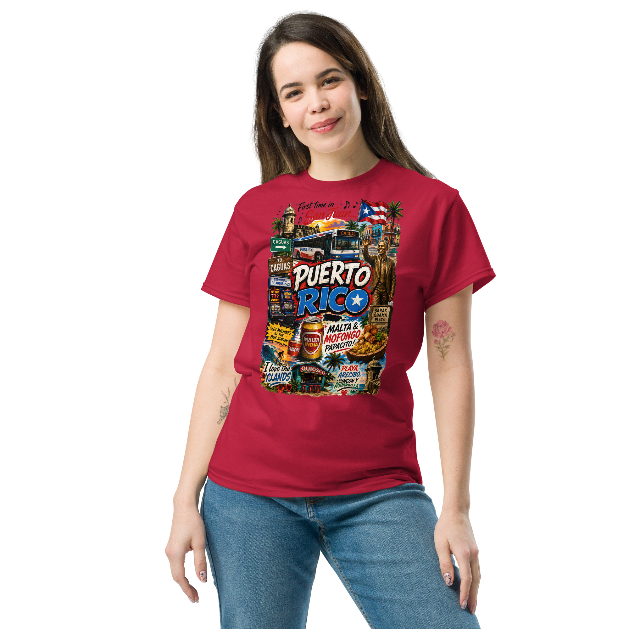 First Time In San Juan Puerto Rico T-shirt