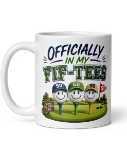 Funny Golf 50th Birthday Mug For Golfers