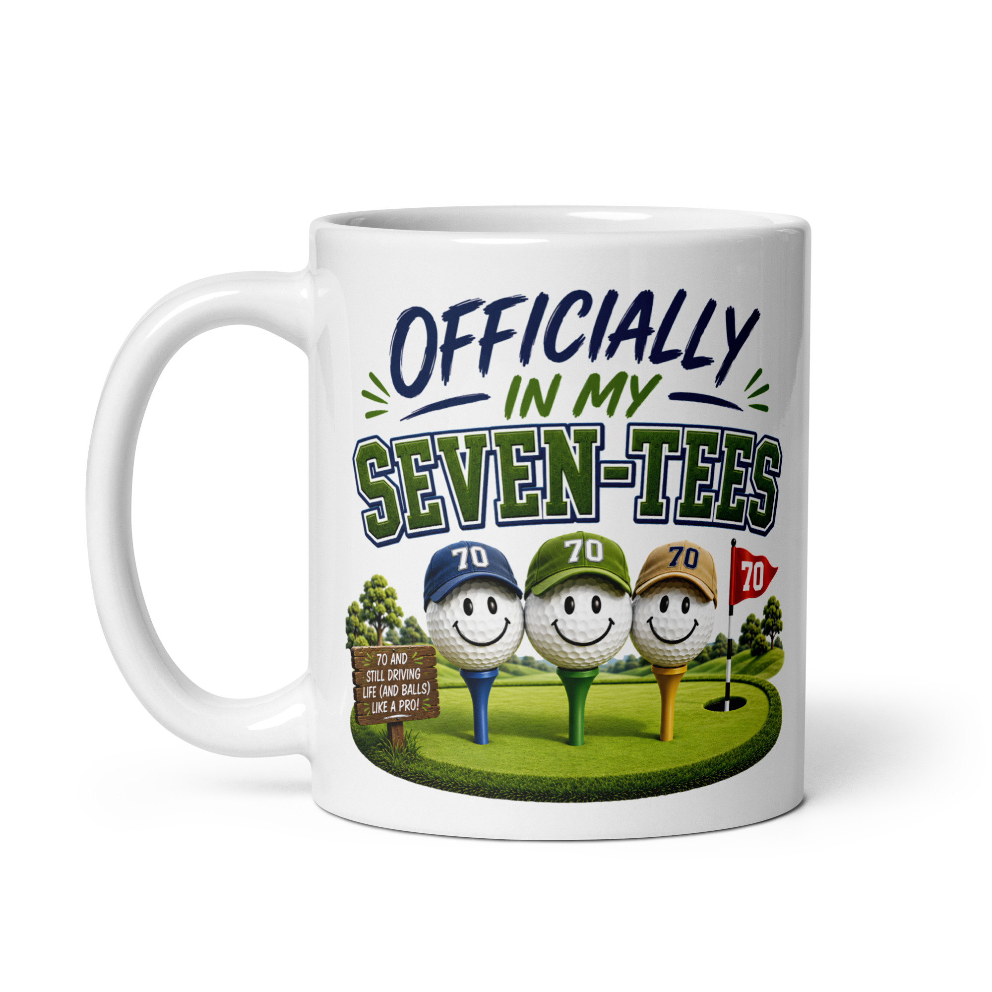 Funny Golf 70th Birthday Mug For Golfers