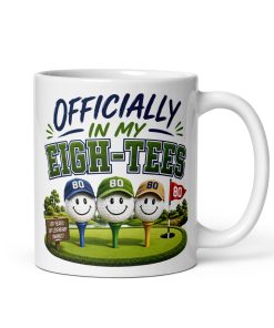 Funny Golf 80th Birthday Mug For Golfers