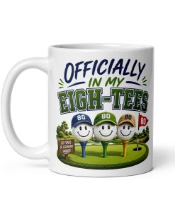 Funny Golf 80th Birthday Mug For Golfers