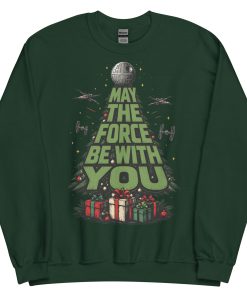 May The Force Be With You Christmas Jumper Space Wars