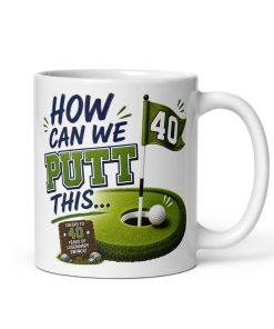 Golf 40th Birthday Mug For Golfers