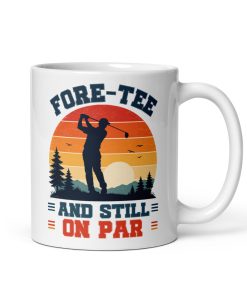 Golf 40th Birthday Mug Funny 40th Birthday Golf Gift