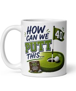 Golf 40th Birthday Mug For Golfers