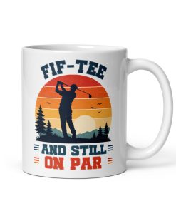 Golf 50th Birthday Mug Funny 50th Birthday Golf Gift