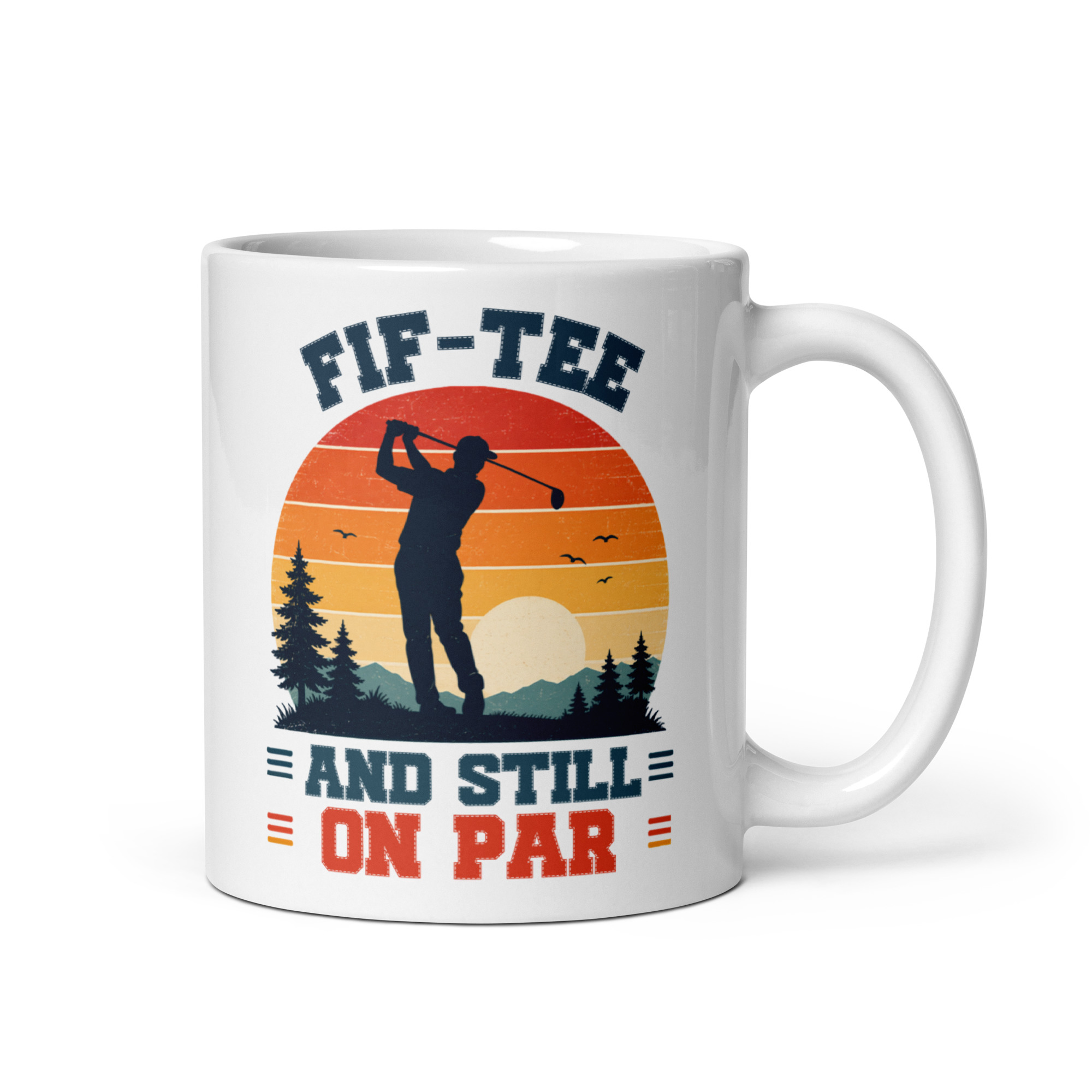 Golf 50th Birthday Mug Funny 50th Birthday Golf Gift